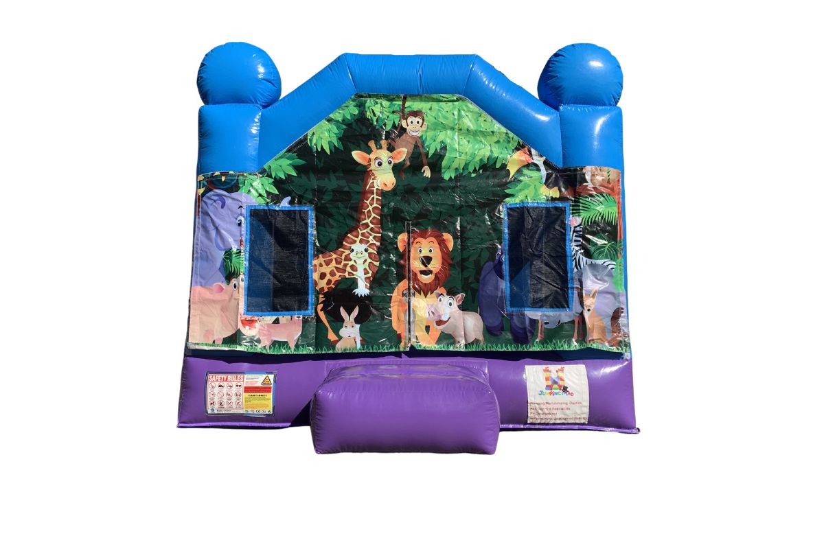 3m Safari/Jungle Jumping Castle Jumping Mad